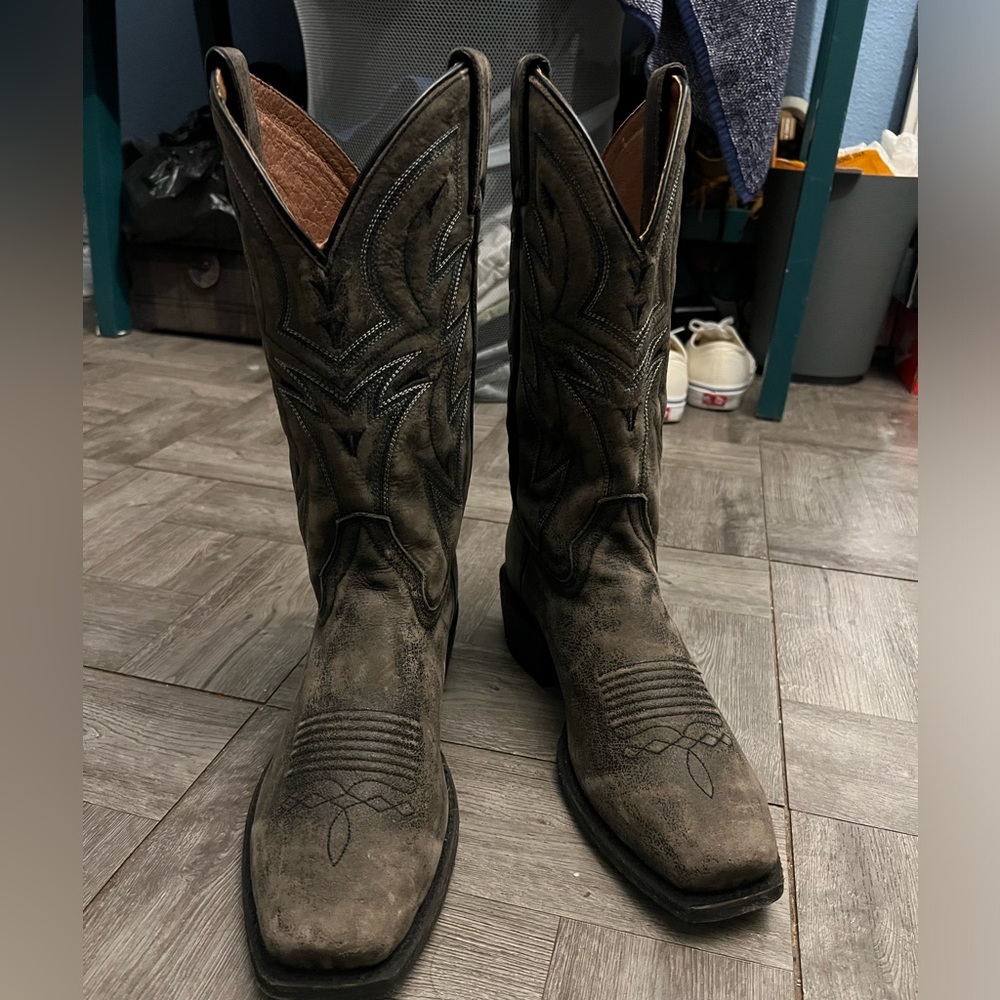 MOONSHINE SPIRIT MEN'S KELSEY WESTERN BOOTS - BROAD SQUARE TOE